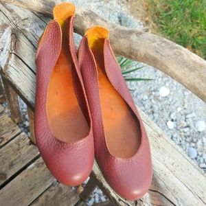 Handmade Italian Leather Ballet Flats size 41